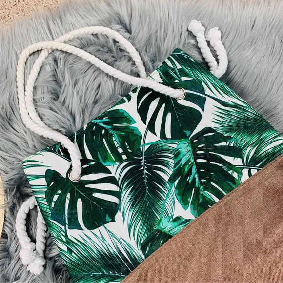 Banana leaf tote bag - Picture 2 of 9